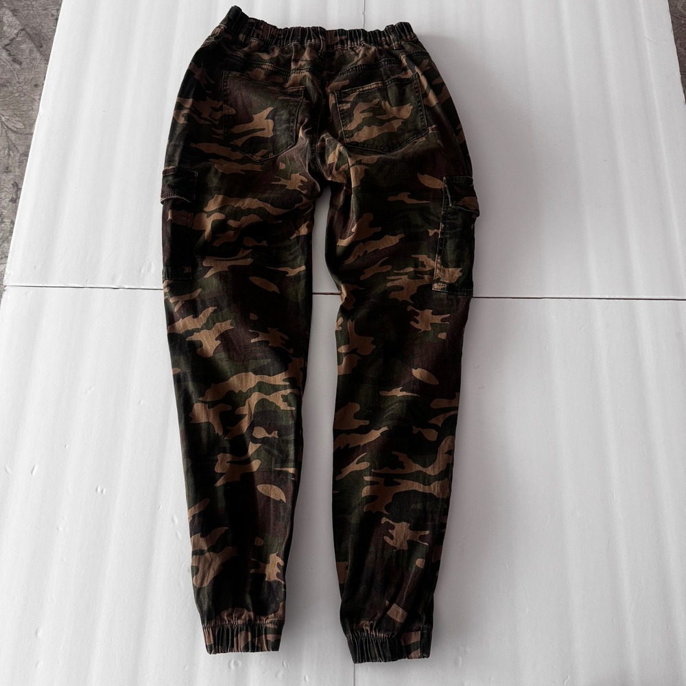 Fashion Nova Camo Cargo Jogger Pants Womens M Woodland Utility Streetwear